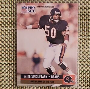 Mike Singletary Basketball Card